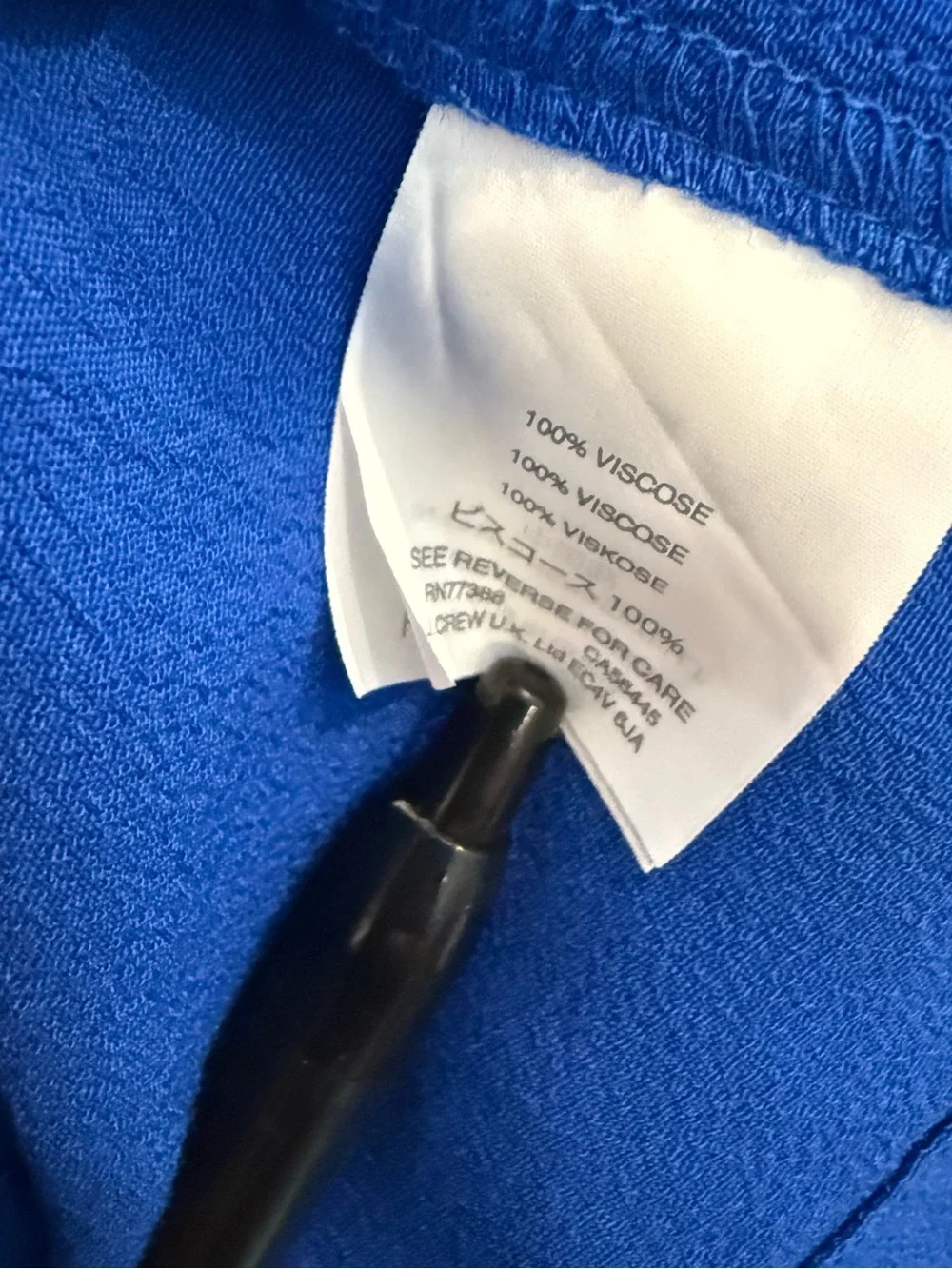 Madewell Royal Blue Dress Size XS - Picture 8 of 9